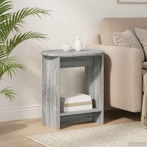 vidaXL Side Table Grey Sonoma 50 x 39,5 x 55 cm Engineered Wood