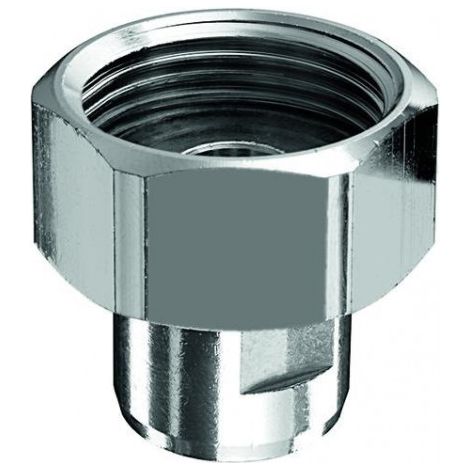 Raccord de compteur d'eau, dispositif de plombage, sortie 3/8 pouce, filetage intérieur 3/4 pouce, chromé