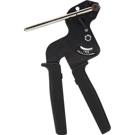 Pistolet serre-câbles automatique en acier inoxydable pour serre-câbles, Noir