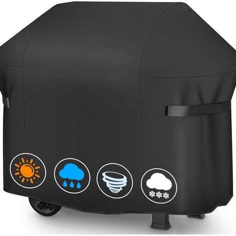 Housse pour barbecue à gaz en Oxford 420D, imperméable et résistante aux déchirures, 145 x 61 x 117 cm, compatible avec la plupart des marques