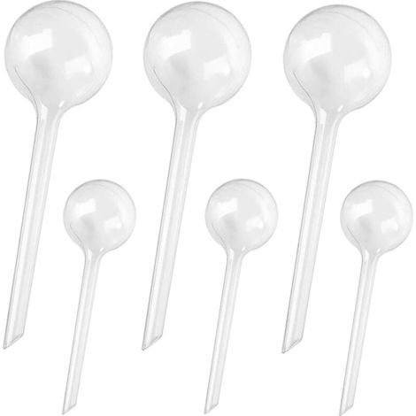 Lot de 6 boules d'irrigation des plantes-En plastique - Système d'irrigation automatique pour plantes - Pour le jardin de la maison, les plantes - Arrosage intérieur (1/5)