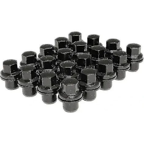 20 bulloni ruota neri M14x1.5 per Land Rover Range Rover Sport HSE LR3 LR4 LR2. (1/5)