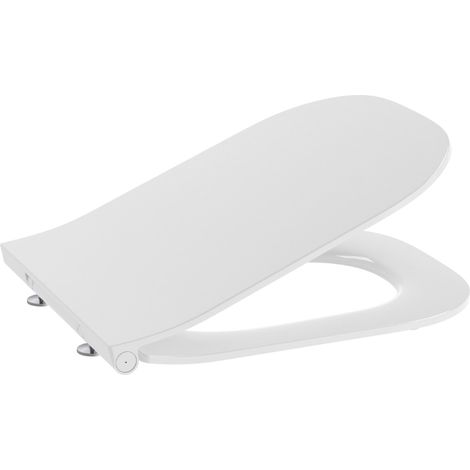 Sedile WC Gap Square ultra sottile, con chiusura ammortizzata, in duroplast, facile da rimuovere.