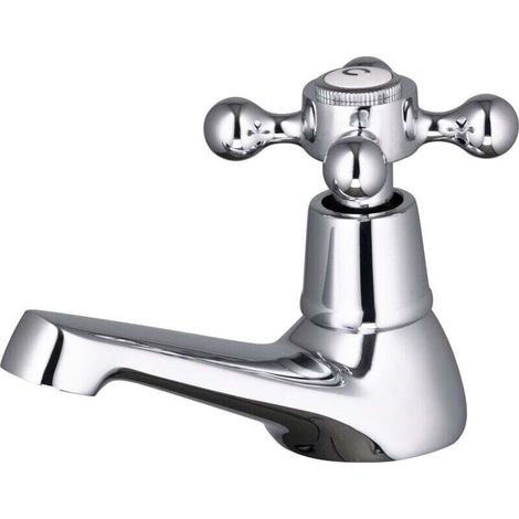Chrome mixer tap for hand basin (1/3)