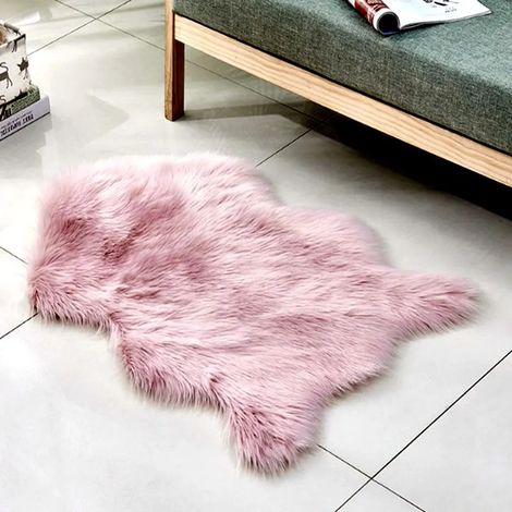 Tapis en Peau de Mouton Bio Cappuccino – Fourrure Naturelle Véritable – Décoration Salon, Chambre – Peau de Mouton Écologique – Tapis en Laine Authentique (1/3)