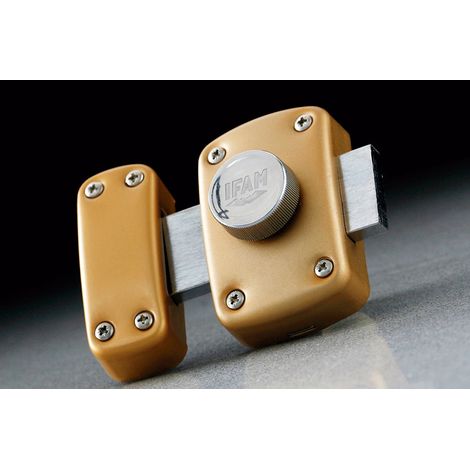 Verrou de porte bouton s'entrouvrant cylindre de 50 IFAM FRANCE 26500E