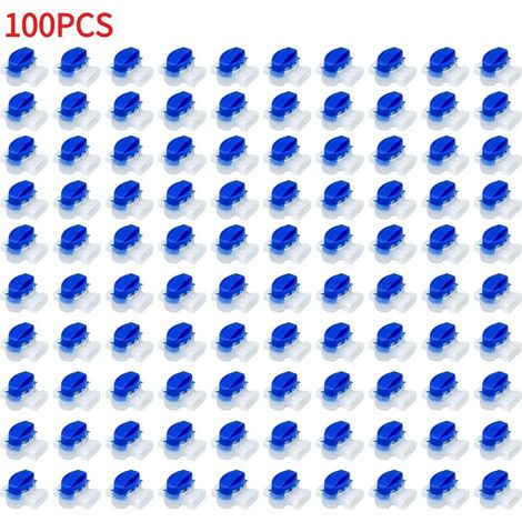 (100 pièces) Connecteurs de câble pour tondeuse robotisée, bornes électriques, serre-câbles 314 pour tondeuses Gardena/Husqvarna/Worx/Robomow (1/5)