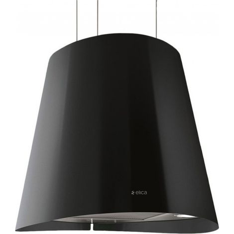 Elica Juno BL/F/50. Potenza massima di estrazione: 620 m³/h, Tipo di estrazione: Filtrante, Classe di efficienza dinamica del fluido: A. Tipo: Sospeso, Colore del prodotto: Nero, Tipo... - PRF0071970D