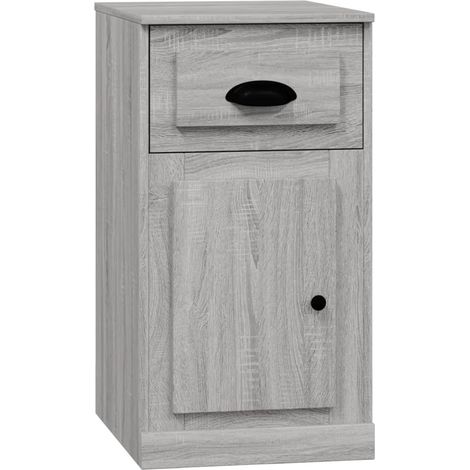 Maison Exclusive - Mobiletto Cassetto Grigio Sonoma 40x50x75 cm Legno Multistrato