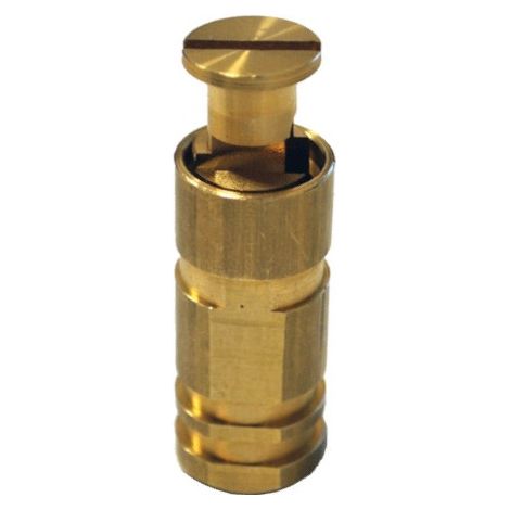 Piton Douille Escamotable - Pour fixation bâche couverture de piscine sur plage béton ou dallage - Alu/Inox - Unité - POOLCO (1/5)