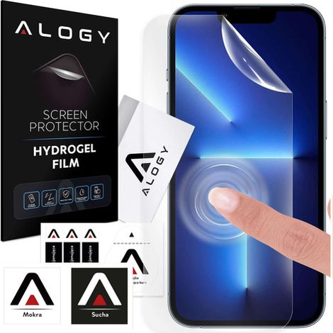 Película de hidrogel para protector de pantalla de iPhone 13 Pro Película de hidrogel Alogy (1/5)