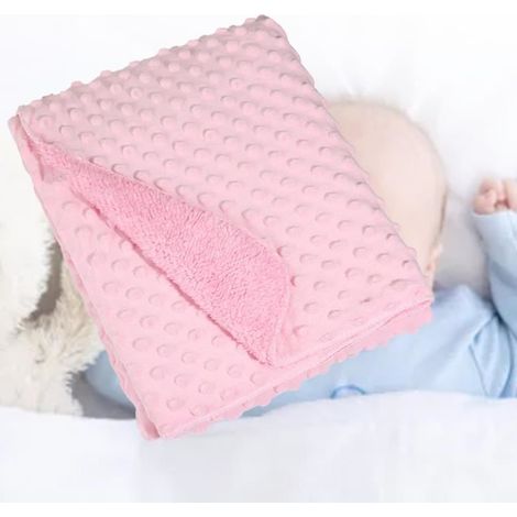 Fafeicy Couverture pour bébé Couverture bébé couverture thermique légère pour nouveau-né bébé couverture super douce recevant Rose