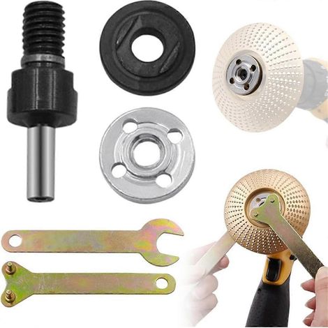 Ensemble de bielle pour perceuse électrique et meuleuse d'angle, arbre de coupe rotatif réglable de 10 mm, pour disque à tronçonner et disque à polir (1/4)