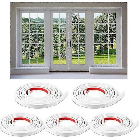 5 Rullar Totalt 10 meter Fönstergaller Insatser Grid Kit Självhäftande Skala och FästSpeciella Gåvor (1/4)