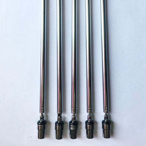 Telescopic telescopic antenna, analog TV antenna 7183-7 sections, TV connector, retractable 222mm, extended 1153mm. (1/5)