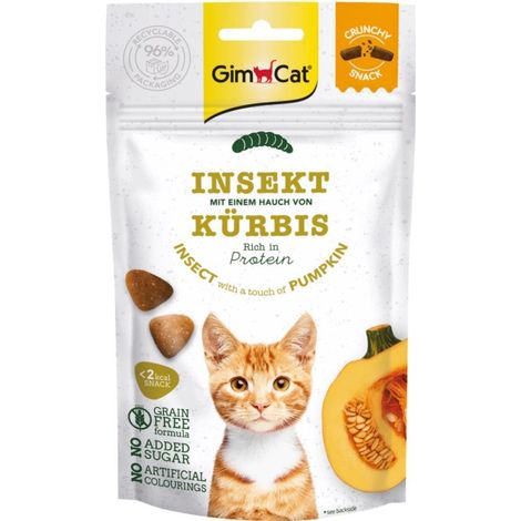 GimCat  Snack croccante 50 g - Insetti e zucca 50 g