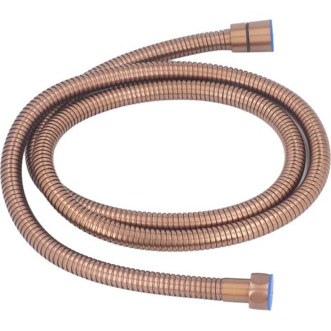 Tuyau Flexible de Douche, Tuyau de Chauffe-eau Résistant à la Corrosion de ,5 Mètre Installation Facile Acier Inoxydable à Usage Domestique (Or rose) (1/5)