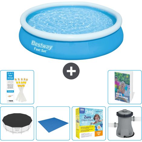 Bestway Piscina Bestway Fast Set Rotonda - 366x76 cm - 7-pezzi  S24