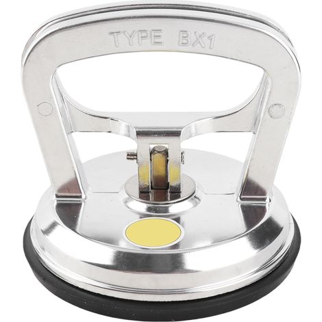 [JAMAIS UTILISÉ]Ventouse manuelle 50 kg en alliage d'aluminium pour arrache-verre et pose de carrelage (verre, sols, céramique) (1/5)