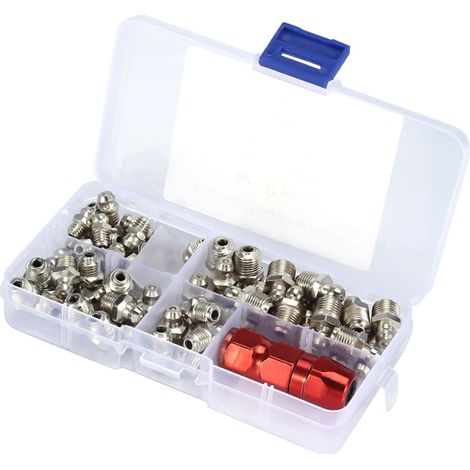 Beyamis Kit de graisseurs de rechange en métal pour pièces de lubrification mécanique (1/5)