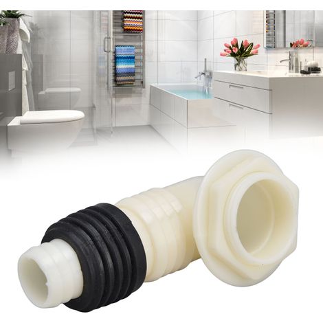 Klein, kompakt, praktisch, leicht austauschbar, elegant, modernes Wohnaccessoire für Abflussrohre von Spülbecken [1 x Abflussrohr] [Kunststoff] (1/5)