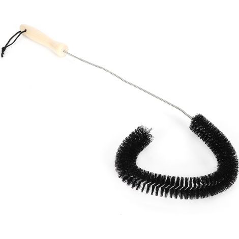 Brosse de Nettoyage Flexible pour Tuyaux de Machine à Laver et Réfrigérateur - Noir (1/5)