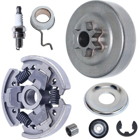 Kit de couvercle d'embrayage à pignon droit 3/8 pour tronçonneuse Stihl MS211 MS171 MS181 MS171C MS181C MS211C pièces de rechange 6 dents 1139 160 2000 MS180Turbo (1/5)