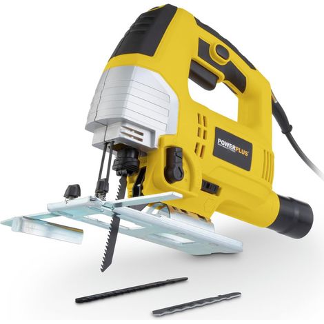 Scie Sauteuse Électrique de 650 W - Scie Sauteuse Filaire à Patin Réglable 3000 min-1 - avec 3 Accessoires (1/5)