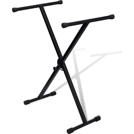 vidaXL Support de clavier réglable avec cadre en X (1/5)
