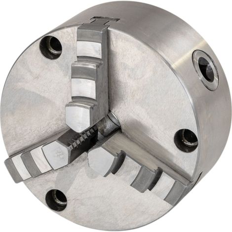 Mandrin 3 mors à serrage concentrique corps en fonte ø125 mm montage frontal pour plateau diviseur THV-6 Torros TKL125