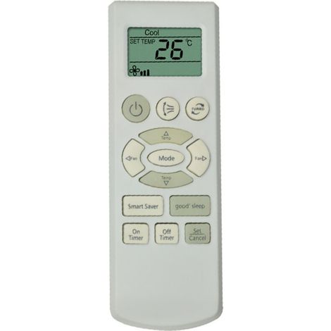 Télécommande de climatiseur compatible avec la télécommande de climatiseur d'origine TP14068 (1/4)