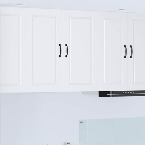 Küchenschrank mit Regal Weiß 80 x 31 x 80 cm Holzwerkstoff