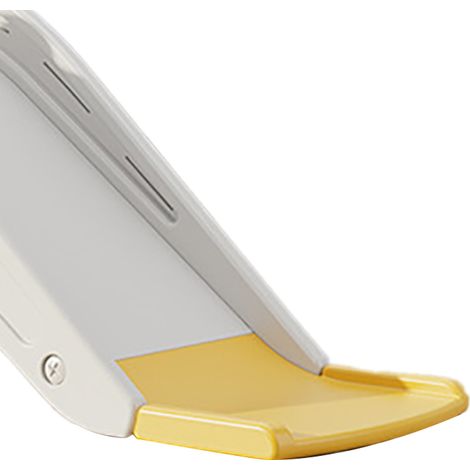Toboggan pliable en plastique pour tout-petits, structure stable et fiable, protection optimale pour les enfants, jaune. (1/5)