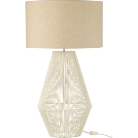 Lampe à Poser Design "Striing" 78cm Blanc (1/3)