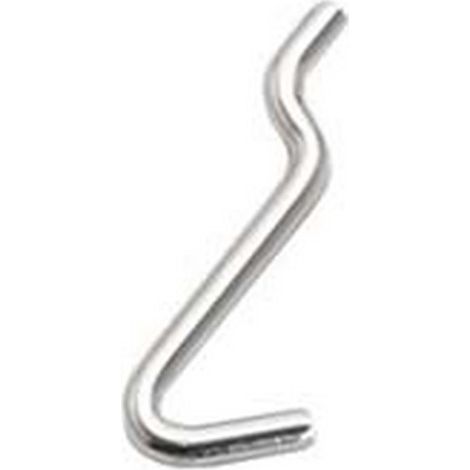 200PZ GANCI PER PANNELLI FORATI N.2 - mm.15x42