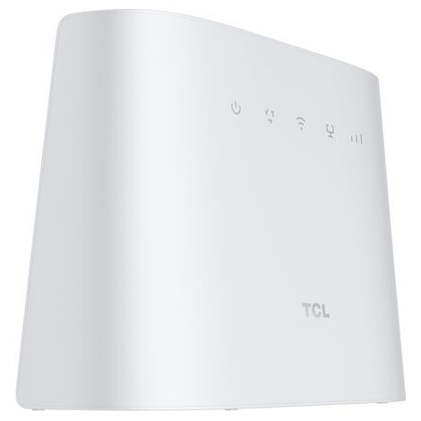 Tcl Hh132vm Home Station Modem Router Hub 4g Lte Cat 12/13 (600/150mbps) Nano Sim Wi-fi Dual Band 2.4/5ghz Max 64 Utenti Bianco