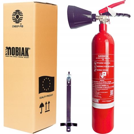 2 kg CO2 GS2x Schnee-Feuerlöscher für elektrische und elektronische Geräte
