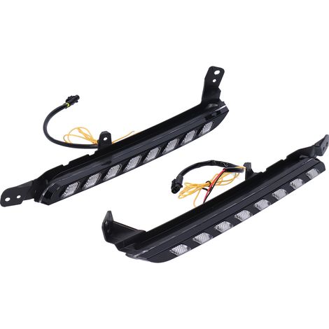 Feux de jour LED clignotants dynamiques ultra-lumineux pour Hilux/REVO/VIGO 2020, feux indicateurs séquentiels haute visibilité. (1/5)