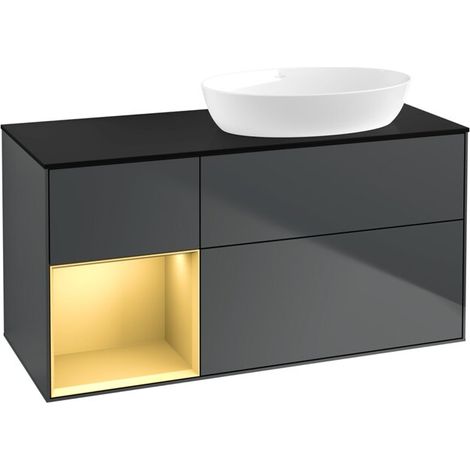 Villeroy & Boch FA42HFHG Meuble sous-lavabo Finion FA4 (1/2)