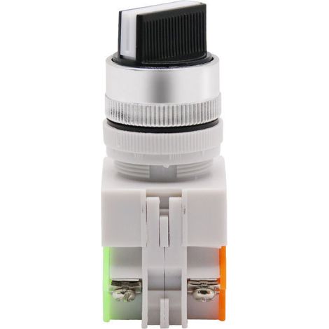 Two-position rotary handle push button switch LAY37-11X/2 normally open and normally closed equipment selector switch 22mm