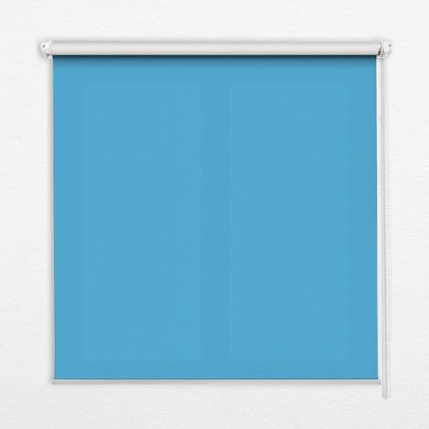 Tenda a Rullo Interna per Finestra - Tenda Filtrante Luce - Tenda Privacy - Tenda Decorativa Rettangolare - Rullo per Interni - (120 cm x 140 cm) - Blu