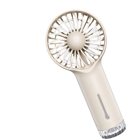 Ventilateur brumisateur portable, ventilateur brumisateur personnel, appareil de refroidissement électrique rechargeable, refroidisseur à 3 vitesses pour voyage et extérieur, 16,8 x 7,7 x 4,8