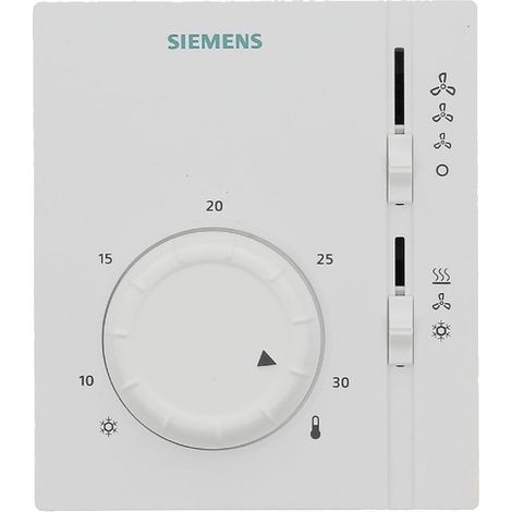 Thermostat d&039ambiance Ventilo Convecteur chaud froid ventilation 230Vac - SIEMENS : RAB11.1