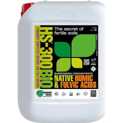 HuminTech HS-300 BIO 10 l Cultures arables, cultures maraîchères, arboriculture fruitière, culture sur substrat, culture hydroponique (1/2)