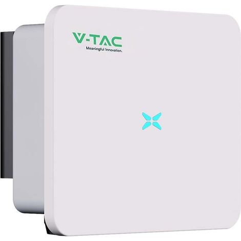 V-Tac – Onduleur triphasé 8 kW – IP66 – Garantie 10 ans – Pour installations industrielles – Efficacité énergétique élevée (1/5)