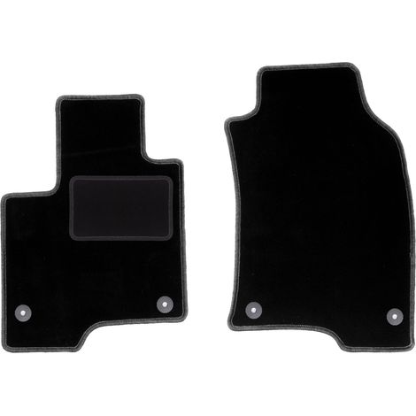 Tappetini anteriori per: Fiat Panda III hatchback (2012-) neri (1/5)