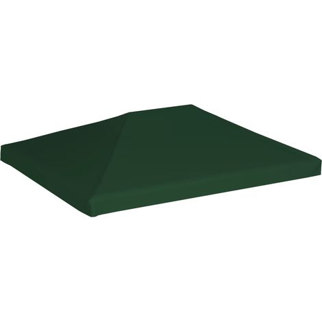 Toile supérieure de belvédère, Toile de rechange pour tonnelle, 310 g / m² 4 x 3 m Vert OIB8185E (1/5)
