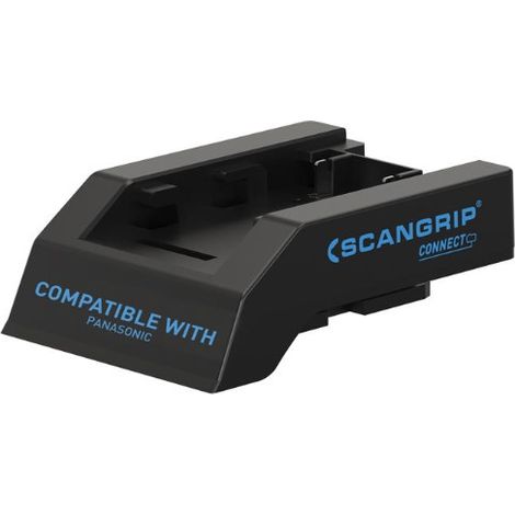 SCANGRIP PANASONIC CONNECTOR Connettore intelligente con sistema di sicurezza della batteria compatibile con PANASONIC