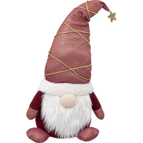 Déco de Noël Gnome avec étoile dorée H 60 cm - Feeric Christmas