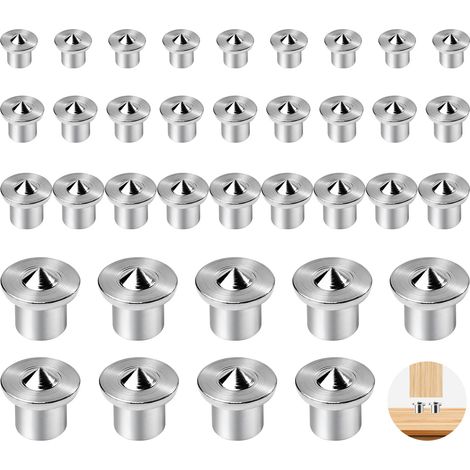 36 Pcs Pointe de Centrage, 6mm/8mm/10mm/12mm Cheville Bois (1/5)